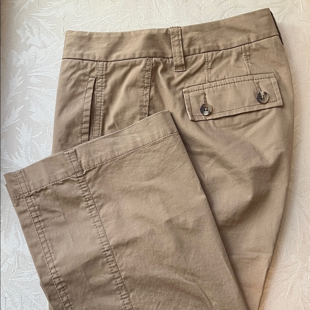 Old Navy Y2K Boot-Cut Flare Leg Low-Rise Pants Tan (Size: 2 Women’s)